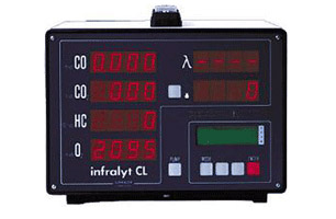 Gas Analyer INFRALYT CL This compact unit can be supplemented by a Diesel Exhaust Tester and can be upgraded to the "Professional" Version by adding a PC or "Mobile" version by connecting to a Laptop/notebook.