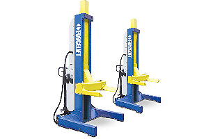 mobile column lift for trucks & buses Requires only a flat, stable floor and a power source