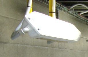 Special brackets to direct light to the underside of the vehicle for Optimum illumination