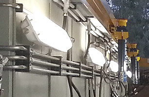 Special brackets to direct light to the underside of the vehicle for Optimum illumination