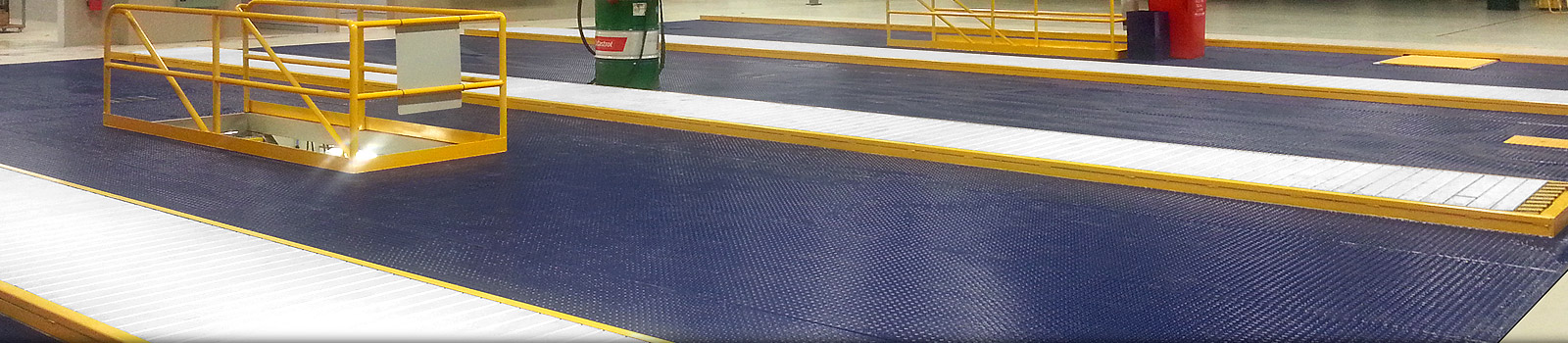 suspended ceiling workshop service pit