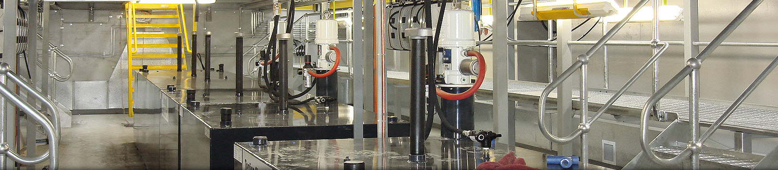 suspended ceiling workshop service pit