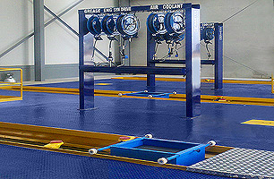 workshop service pits for trucks and buses