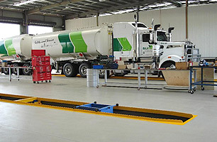 prefabricated workshop pits that come with a kerb angle for addition or inclusion of jacking systems